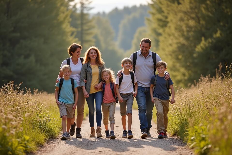 Randonnée familiale accessible et intergénérationnelle